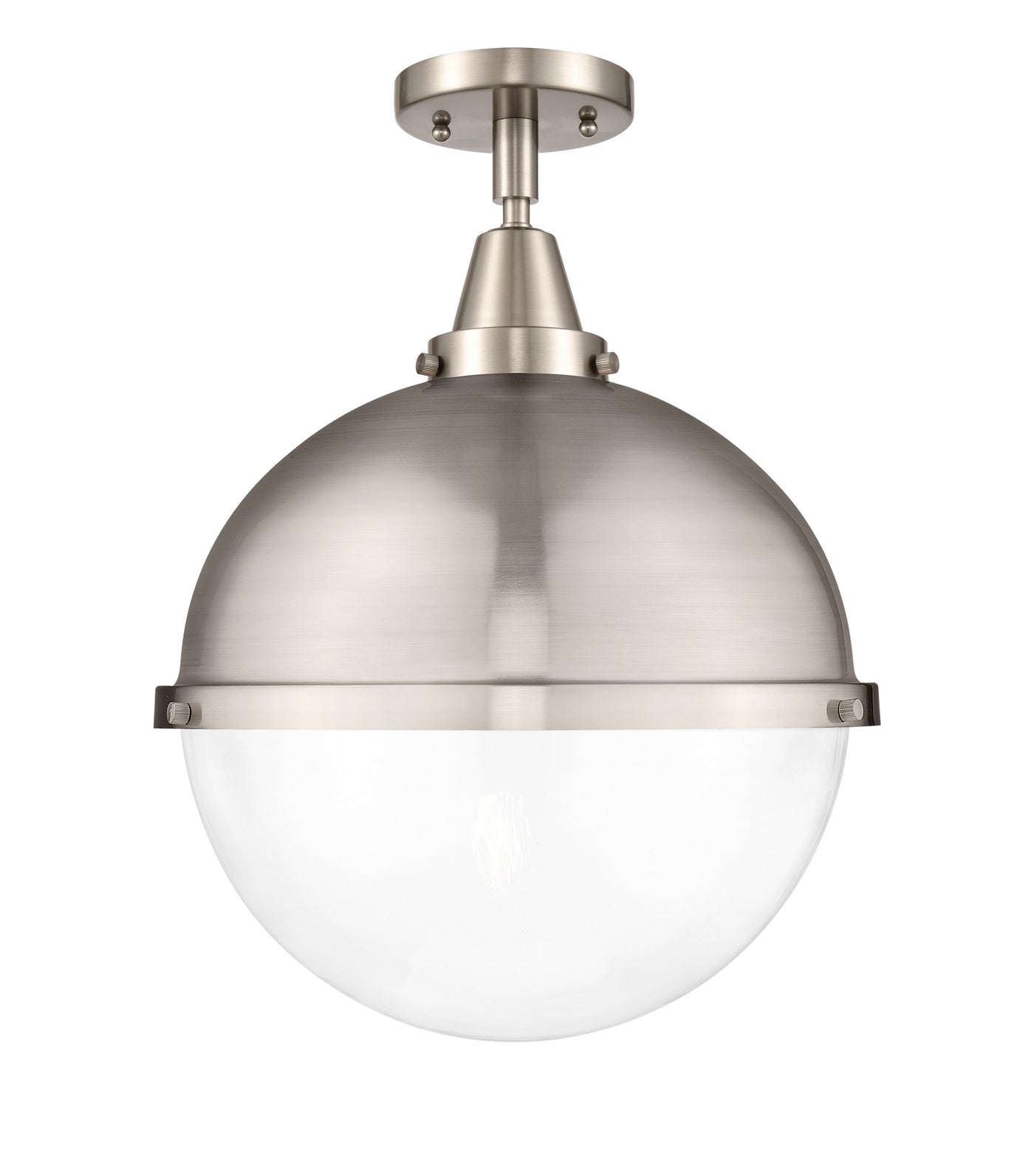 Caden Semi-Flush Mount Brushed Satin Nickel