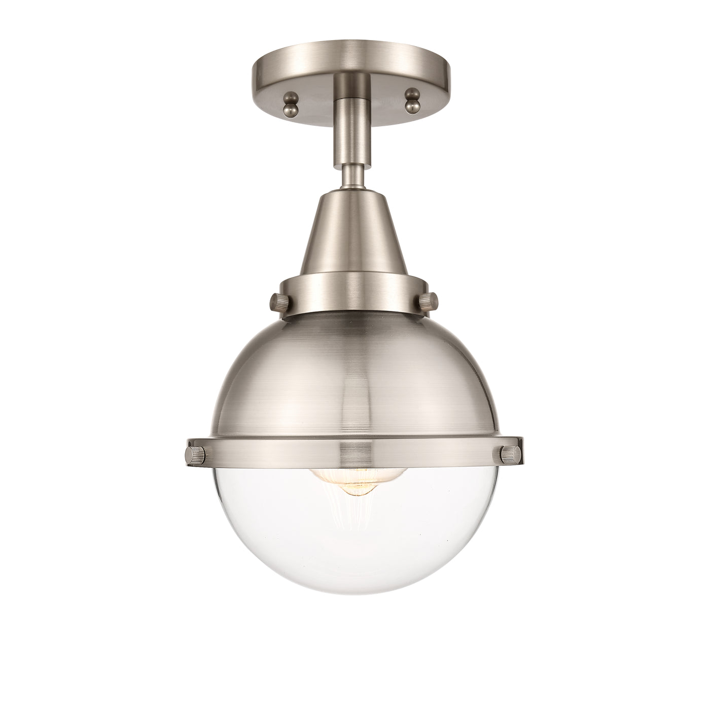 Caden Semi-Flush Mount Brushed Satin Nickel