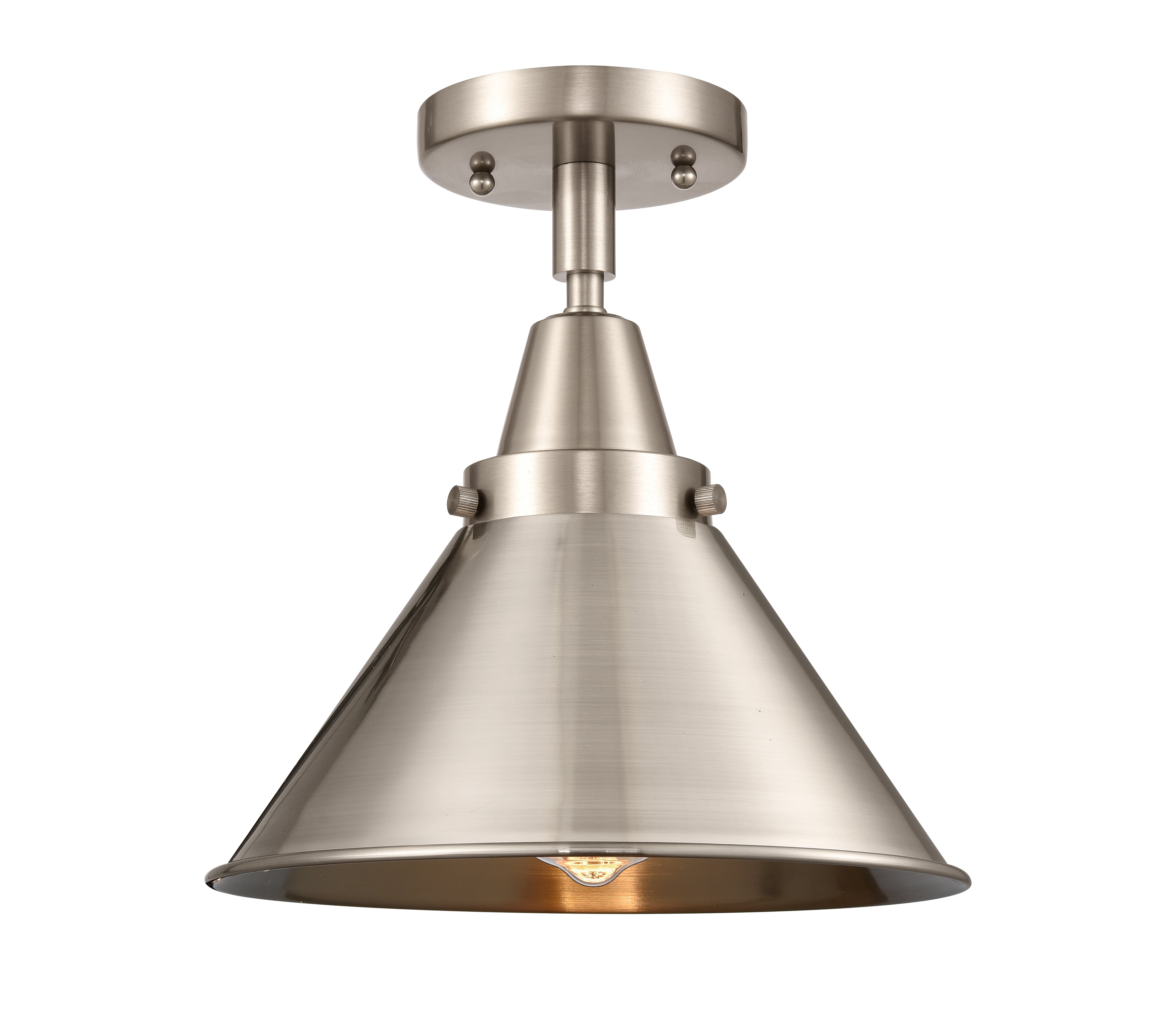 Caden Semi-Flush Mount Brushed Satin Nickel