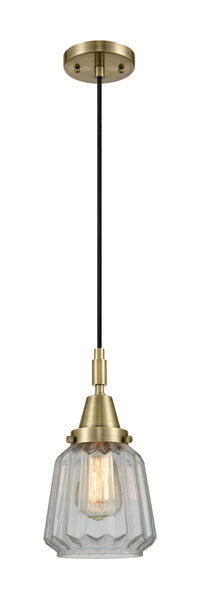 Caden Mini Pendant Antique Brass Glass