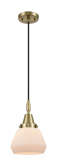 Caden Mini Pendant Antique Brass Glass