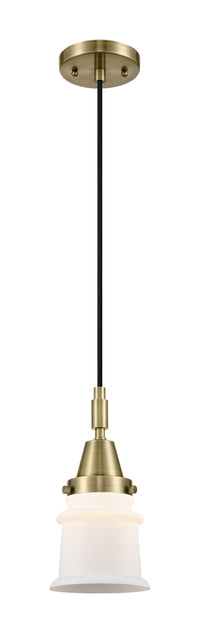 Caden Mini Pendant Glass Steel Antique Brass