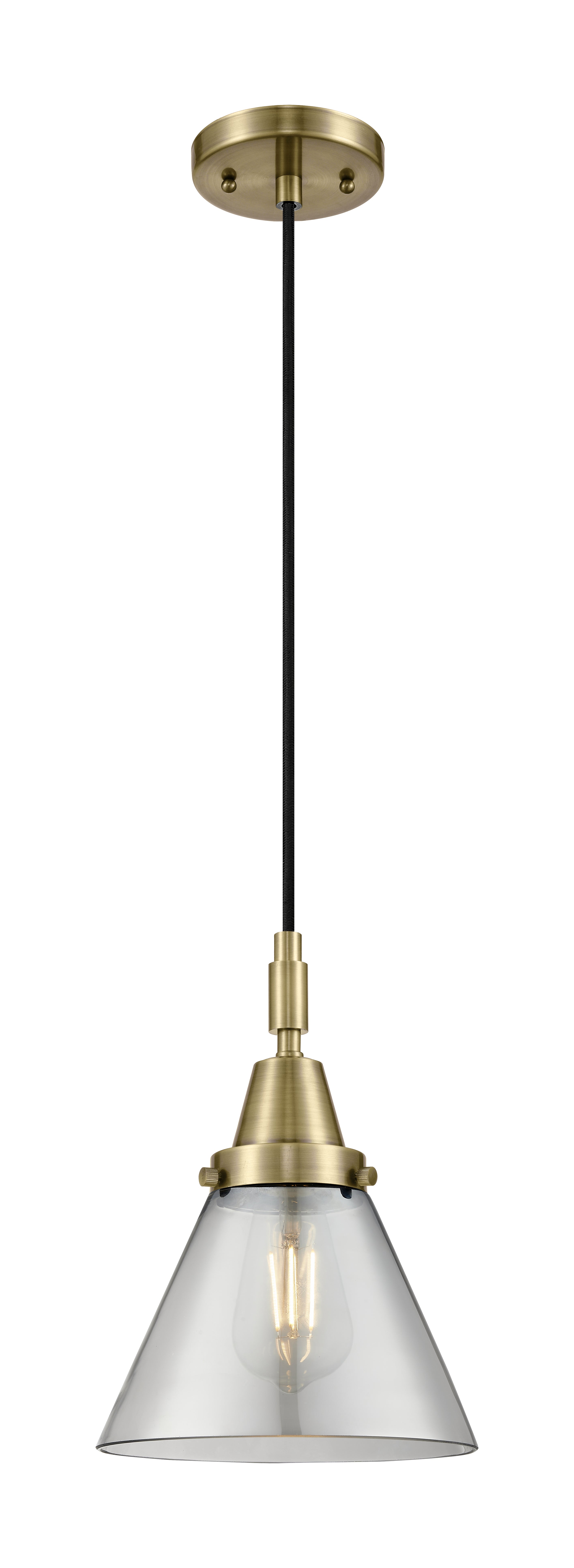 Caden Mini Pendant Antique Brass Finish