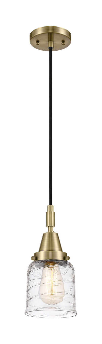 Caden Mini Pendant Antique Brass Glass