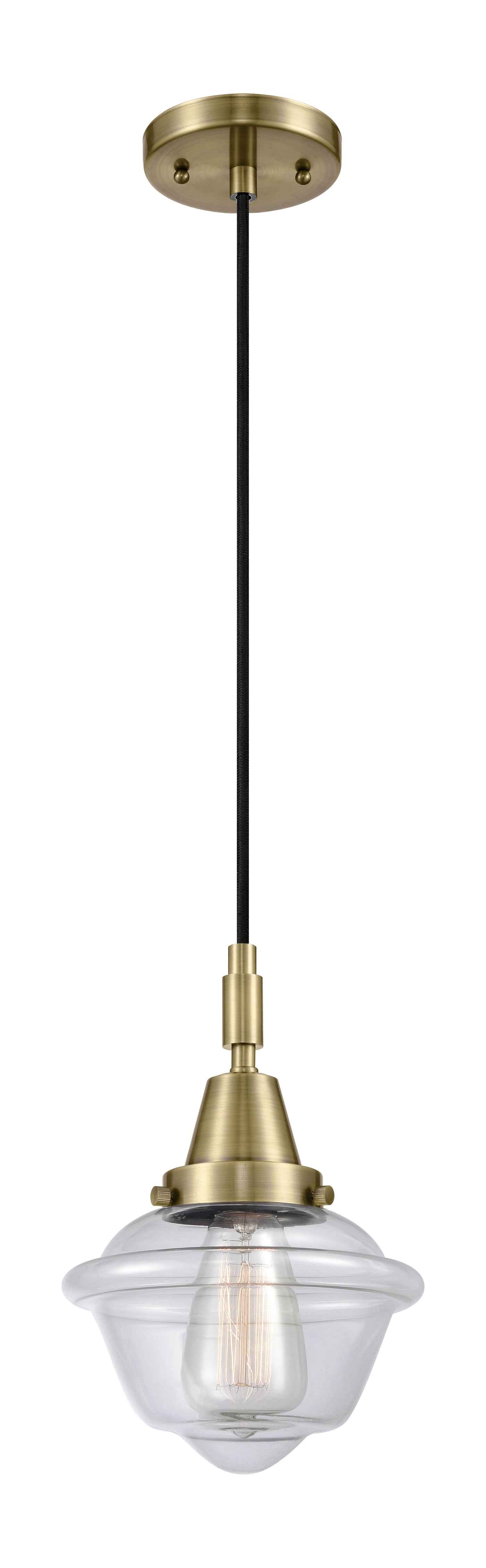 Caden Mini Pendant Antique Brass Finish