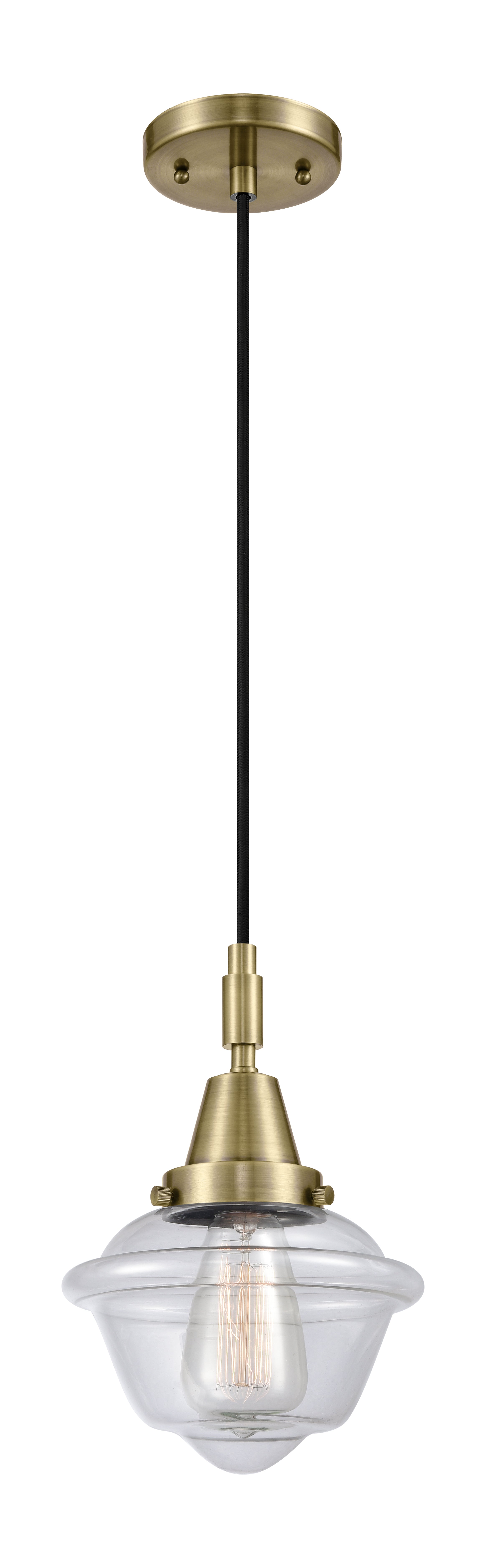 Caden Mini Pendant Antique Brass Finish