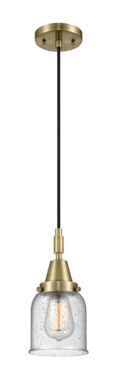 Caden Mini Pendant Antique Brass Glass