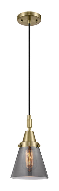 Caden Mini Pendant Antique Brass Glass Steel