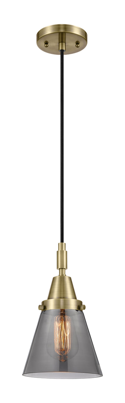 Caden Mini Pendant Antique Brass Glass Steel