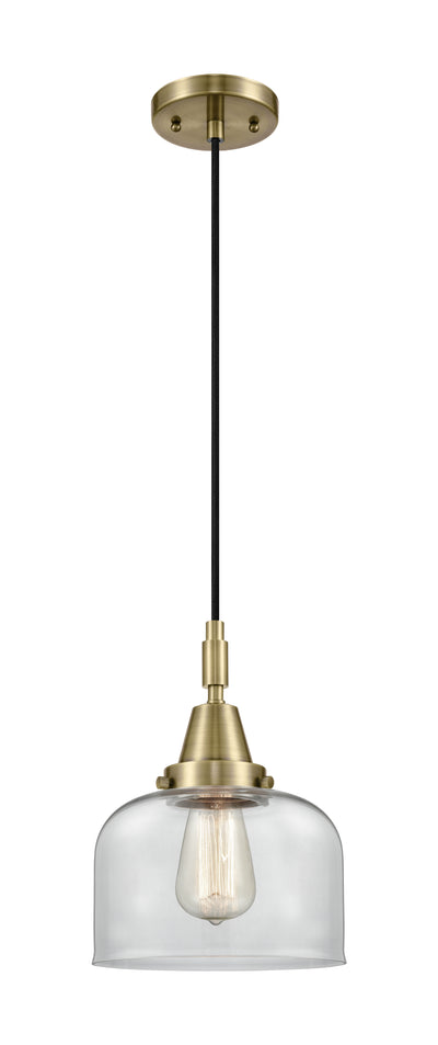 Caden Mini Pendant Antique Brass Glass Steel