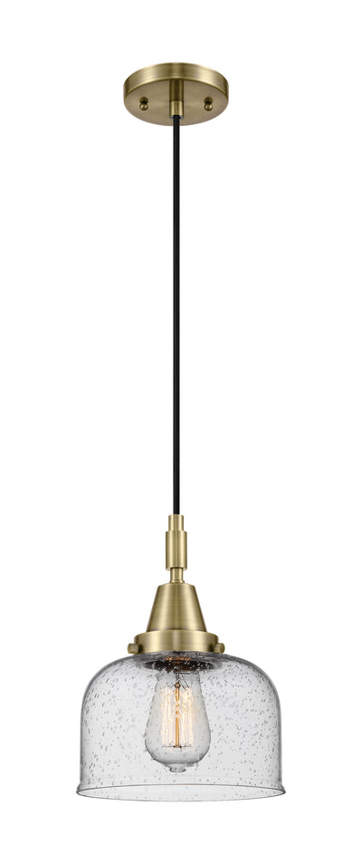 Caden Mini Pendant Antique Brass Glass Steel