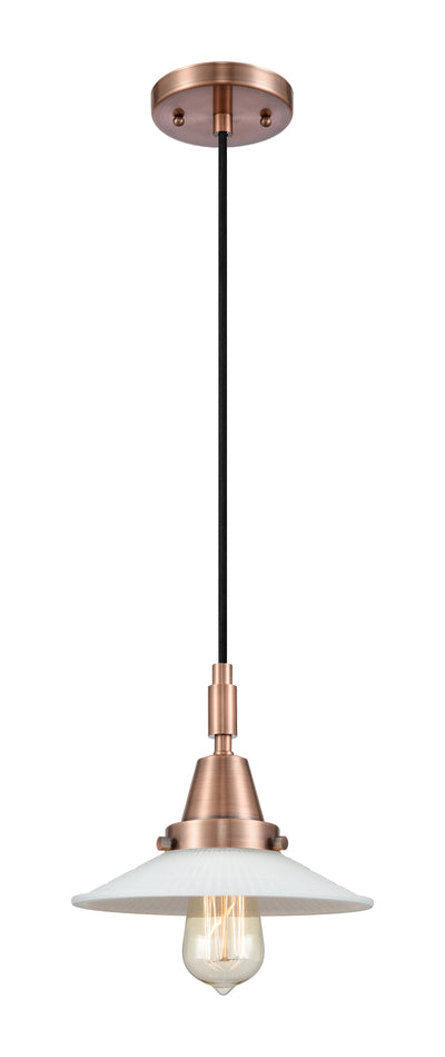 Caden Mini Pendant Antique Brass Glass