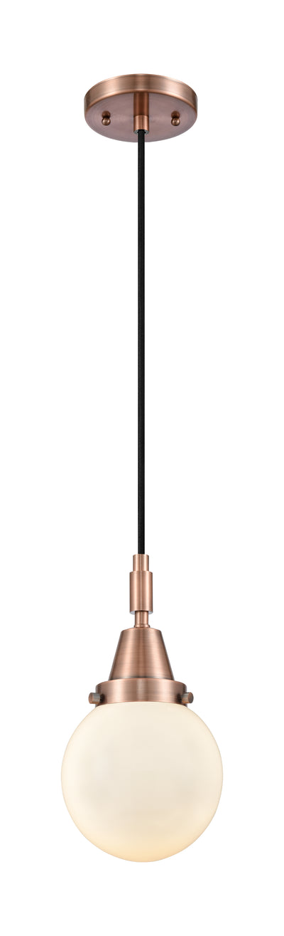 Caden Mini Pendant Brass Glass 6 Inch