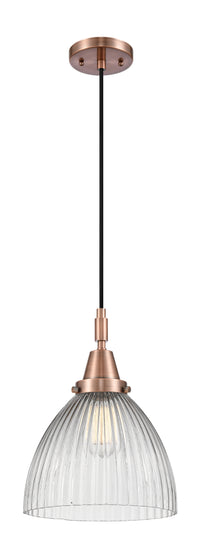 Caden Mini Pendant Antique Brass Glass