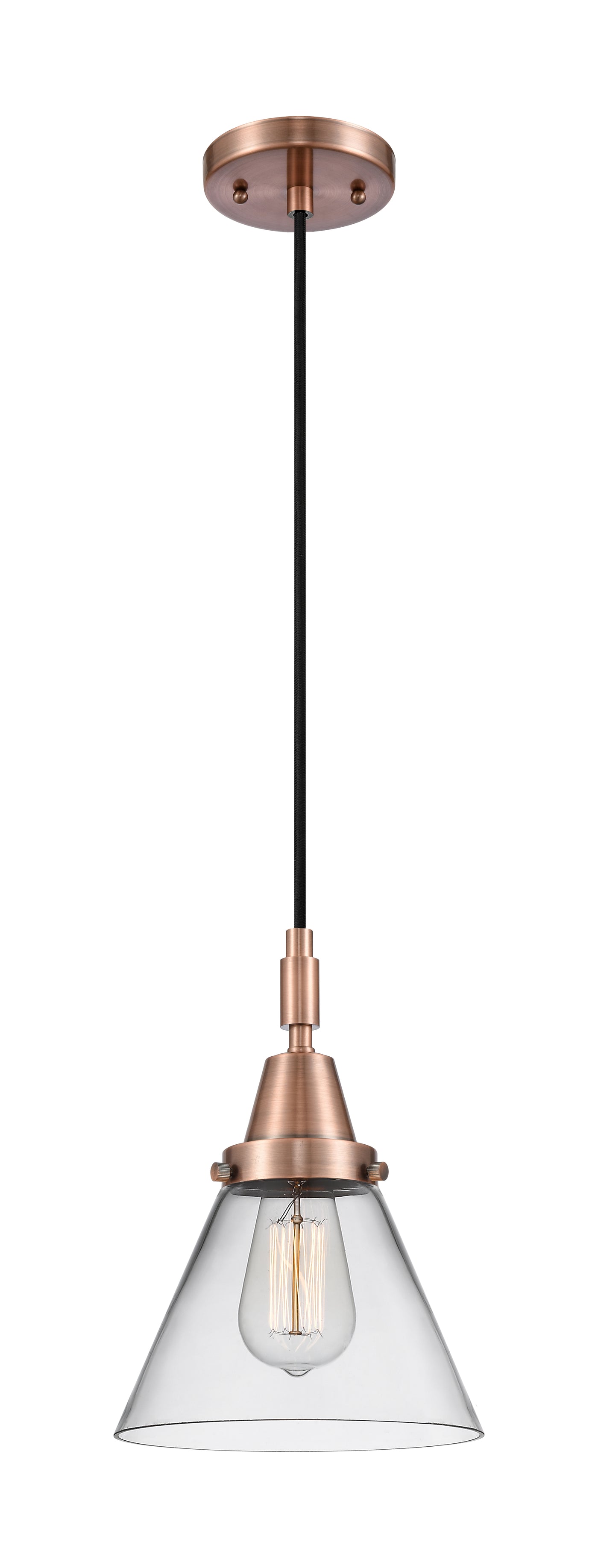 Caden Mini Pendant Antique Brass Finish
