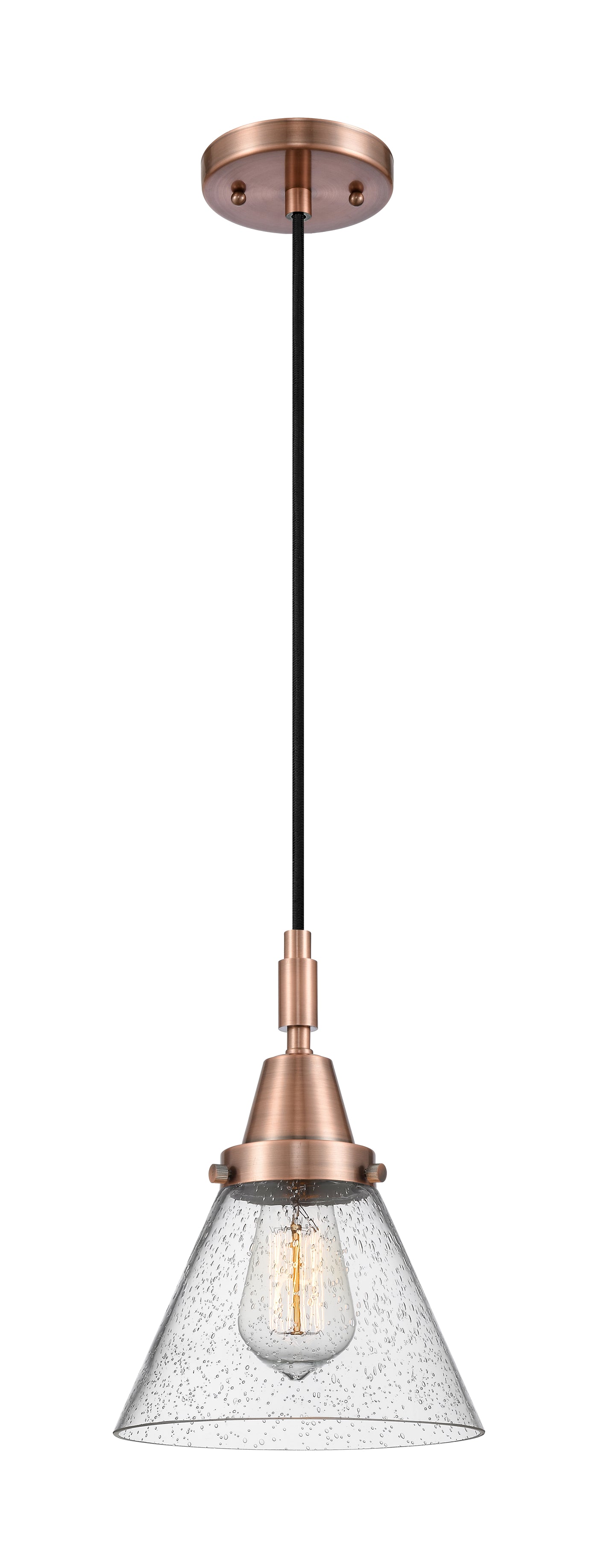 Caden Mini Pendant Antique Brass Finish