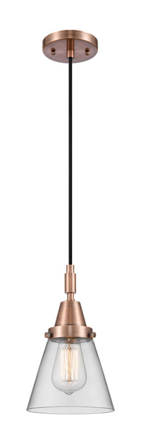 Caden Mini Pendant Antique Brass Glass Steel