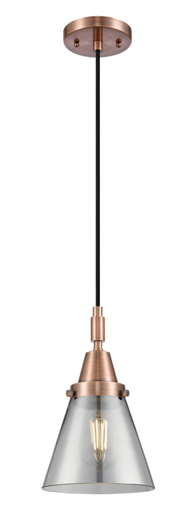 Caden Mini Pendant Antique Brass Glass Steel