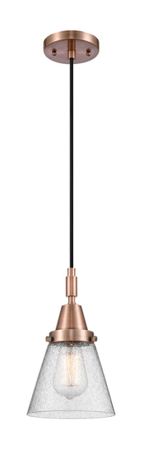 Caden Mini Pendant Antique Brass Glass Steel