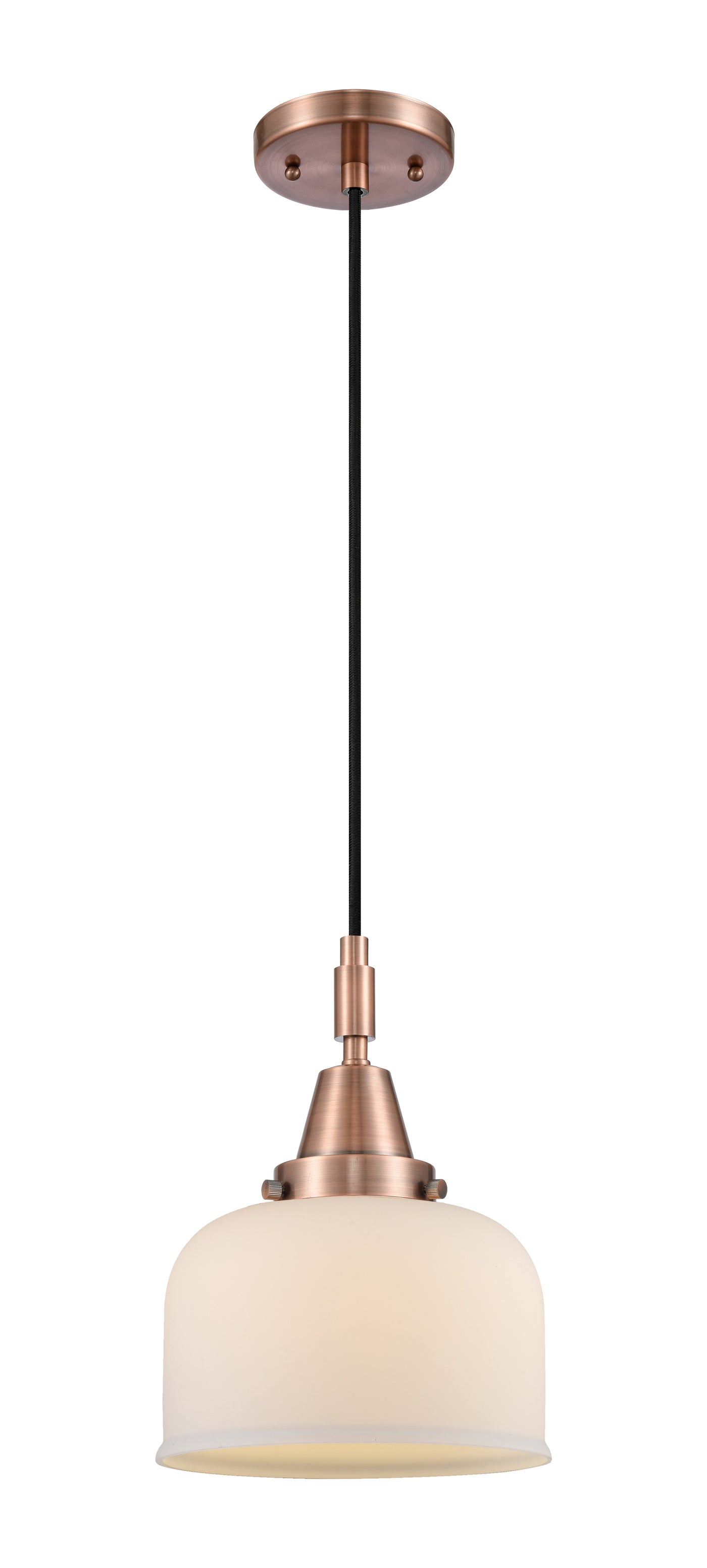 Caden Mini Pendant Antique Brass Glass Steel