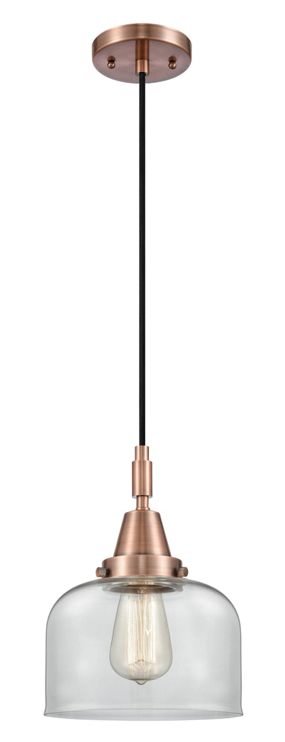 Caden Mini Pendant Antique Brass Glass Steel