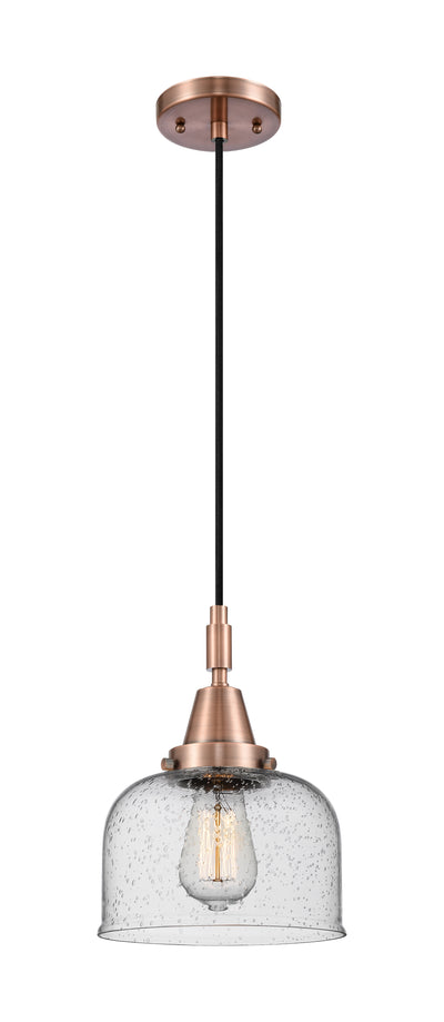 Caden Mini Pendant Antique Brass Glass Steel