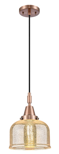 Caden Mini Pendant Antique Brass Glass Steel