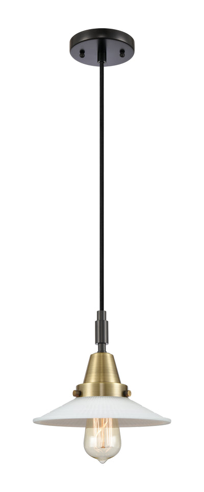 Caden Mini Pendant Antique Brass Glass