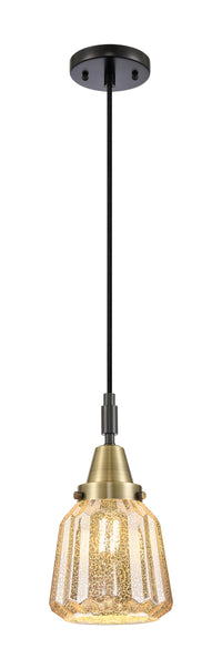 Caden Mini Pendant Antique Brass Glass