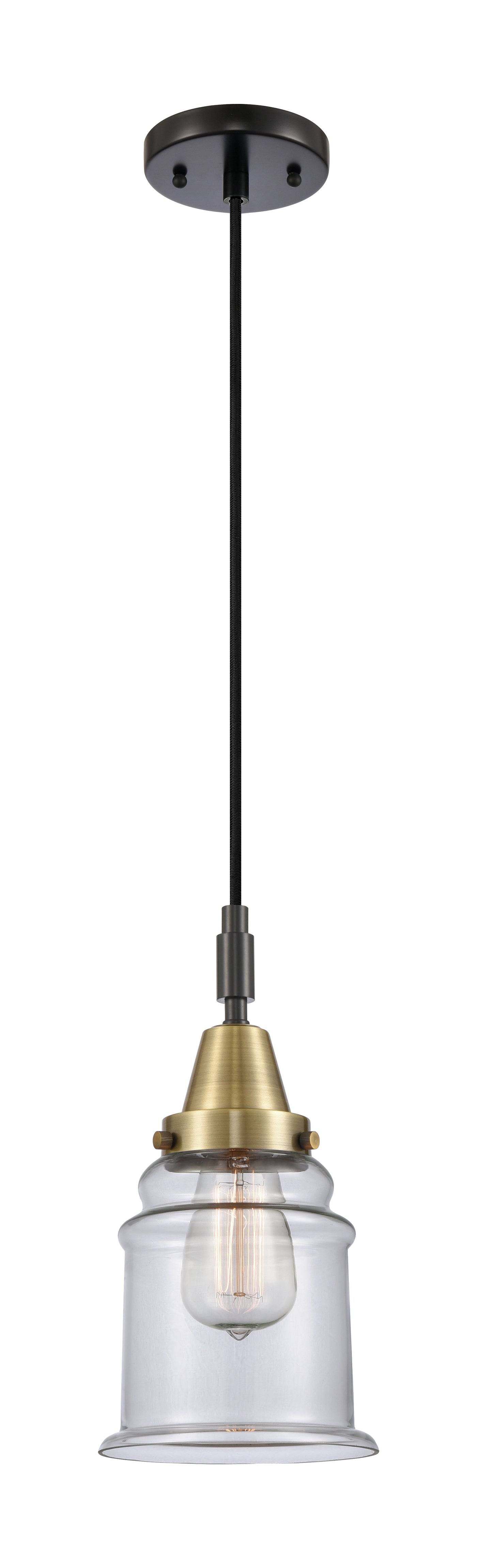 Caden Mini Pendant Antique Brass Steel