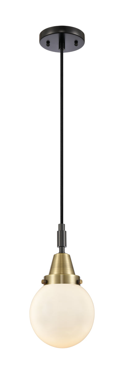 Caden Mini Pendant Brass Glass 6 Inch