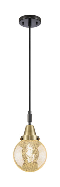 Caden Mini Pendant Brass Glass 6 Inch