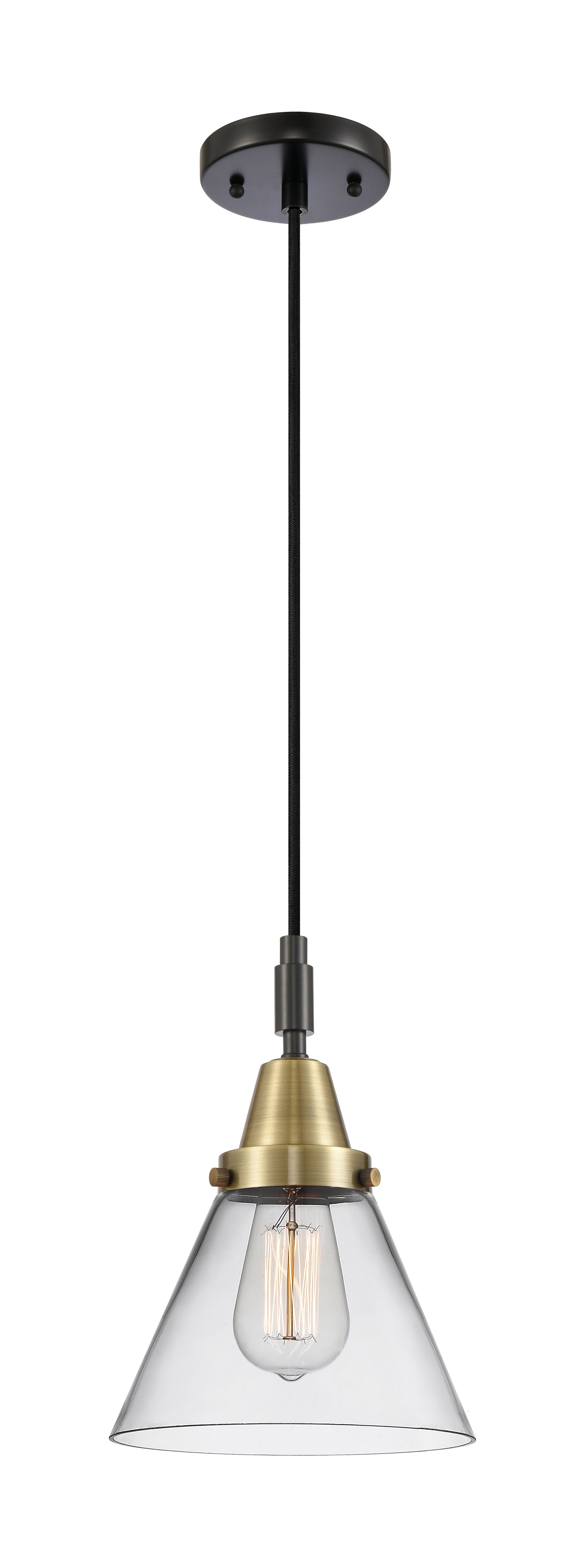 Caden Mini Pendant Antique Brass Finish