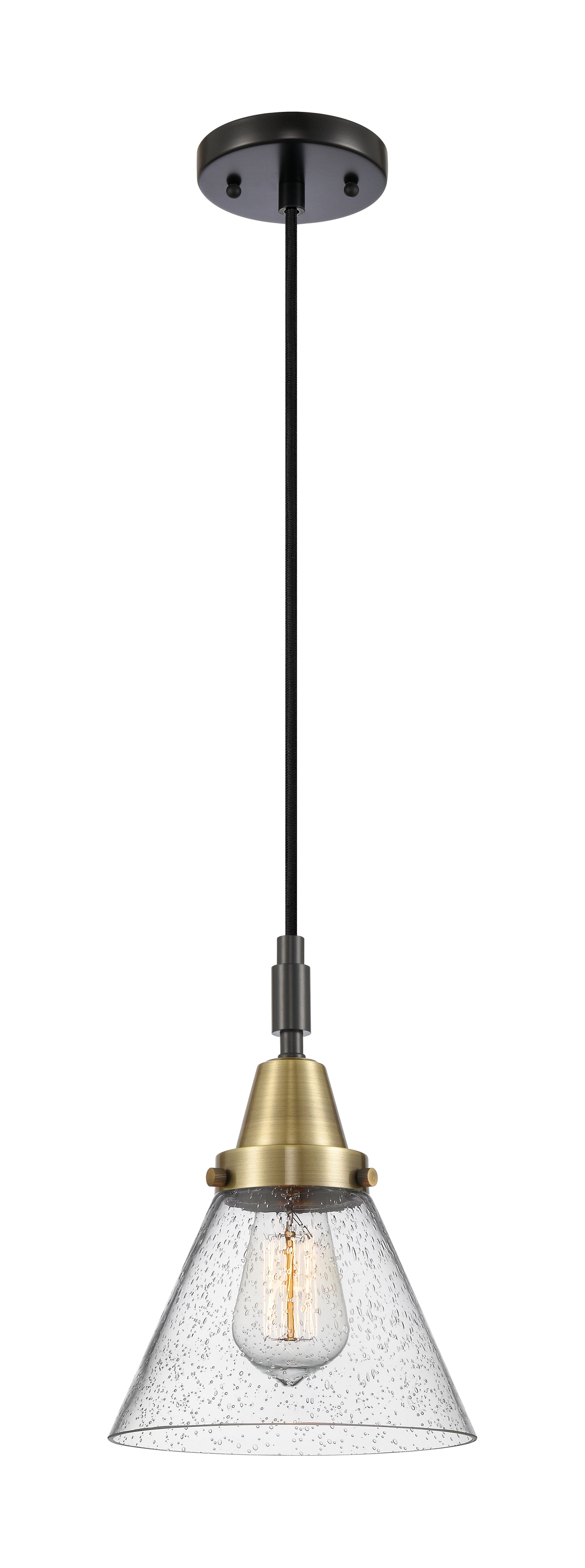 Caden Mini Pendant Antique Brass Finish