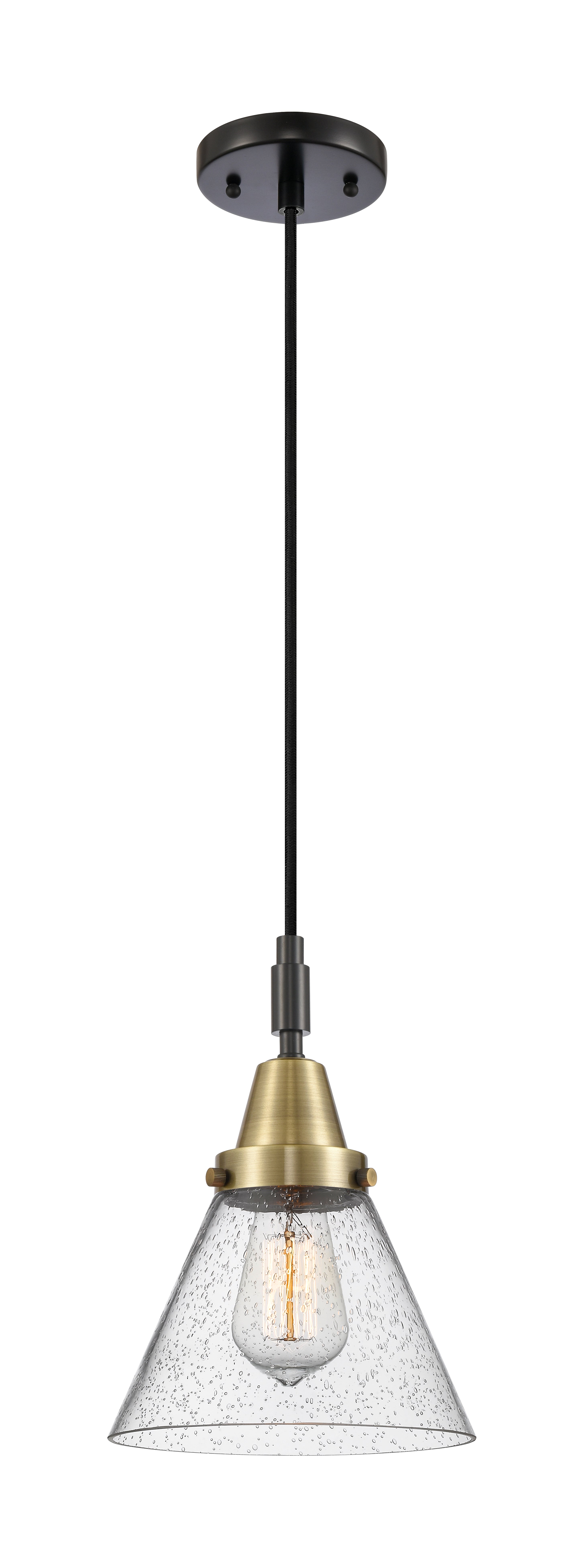 Caden Mini Pendant Antique Brass Finish