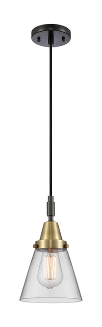 Caden Mini Pendant Antique Brass Glass Steel