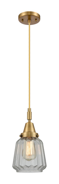 Caden Mini Pendant Antique Brass Glass