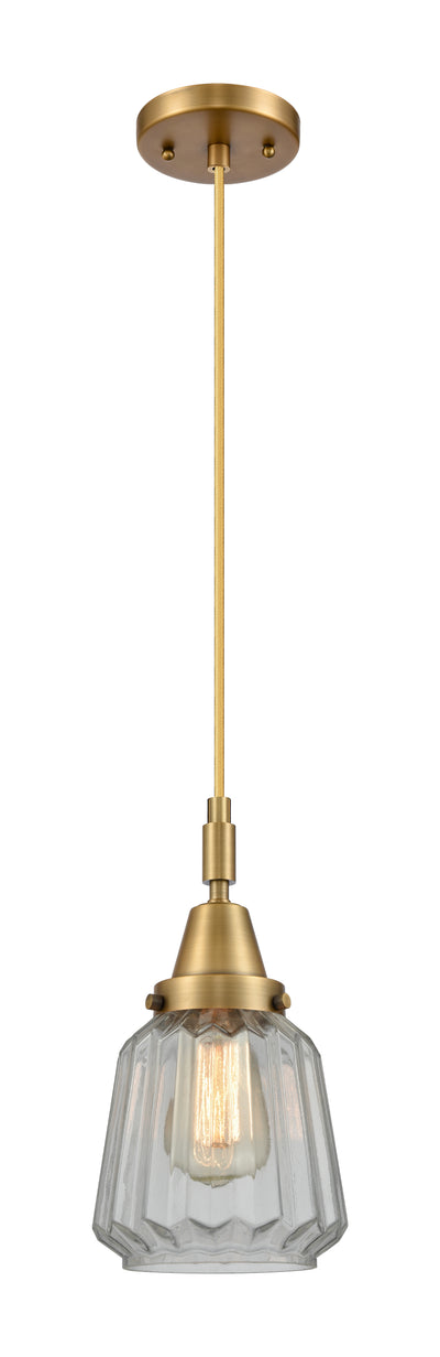 Caden Mini Pendant Antique Brass Glass