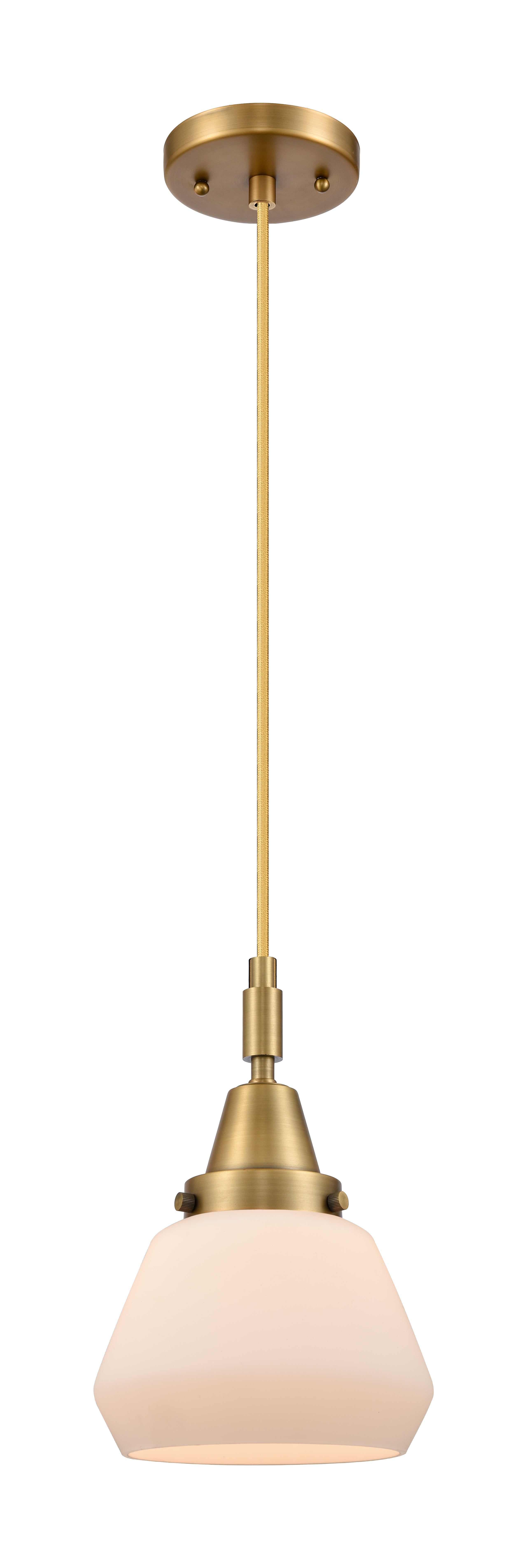 Caden Mini Pendant Antique Brass Glass