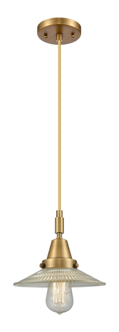 Caden Mini Pendant Antique Brass Glass