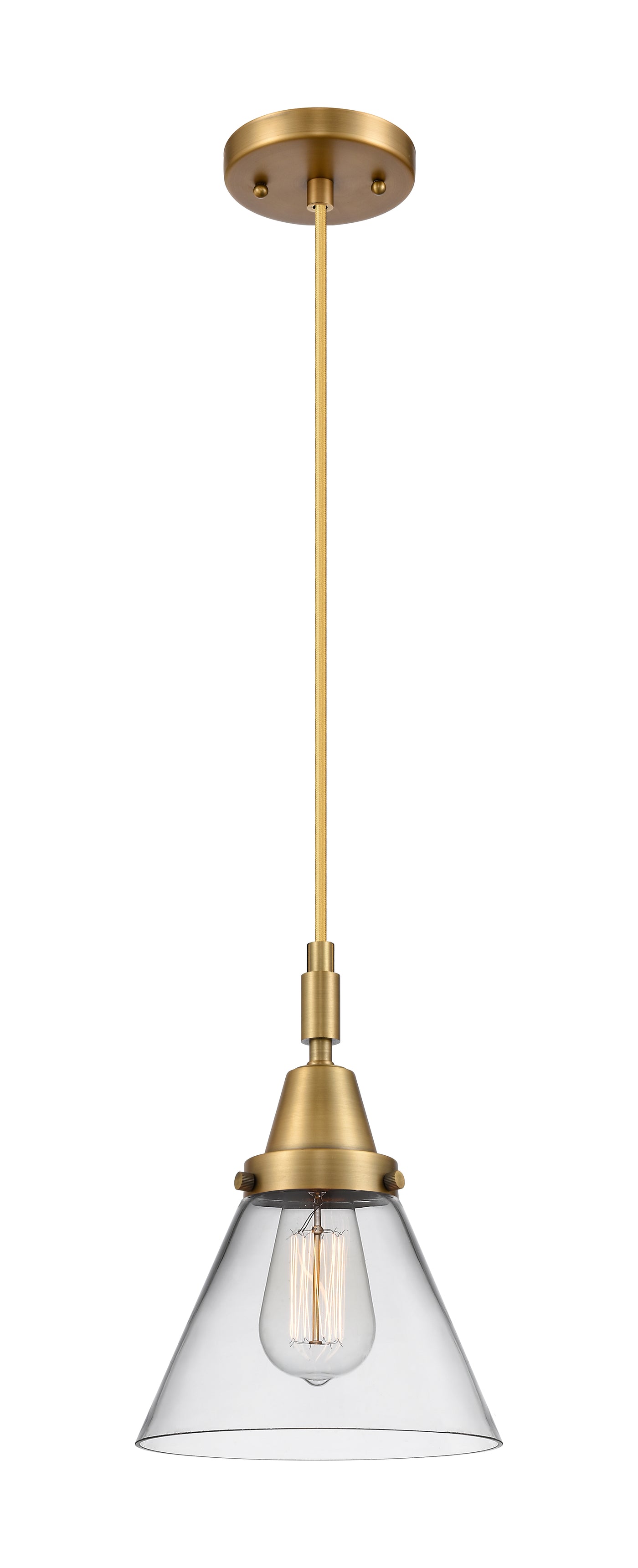 Caden Mini Pendant Antique Brass Finish