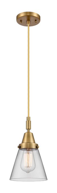 Caden Mini Pendant Antique Brass Glass Steel