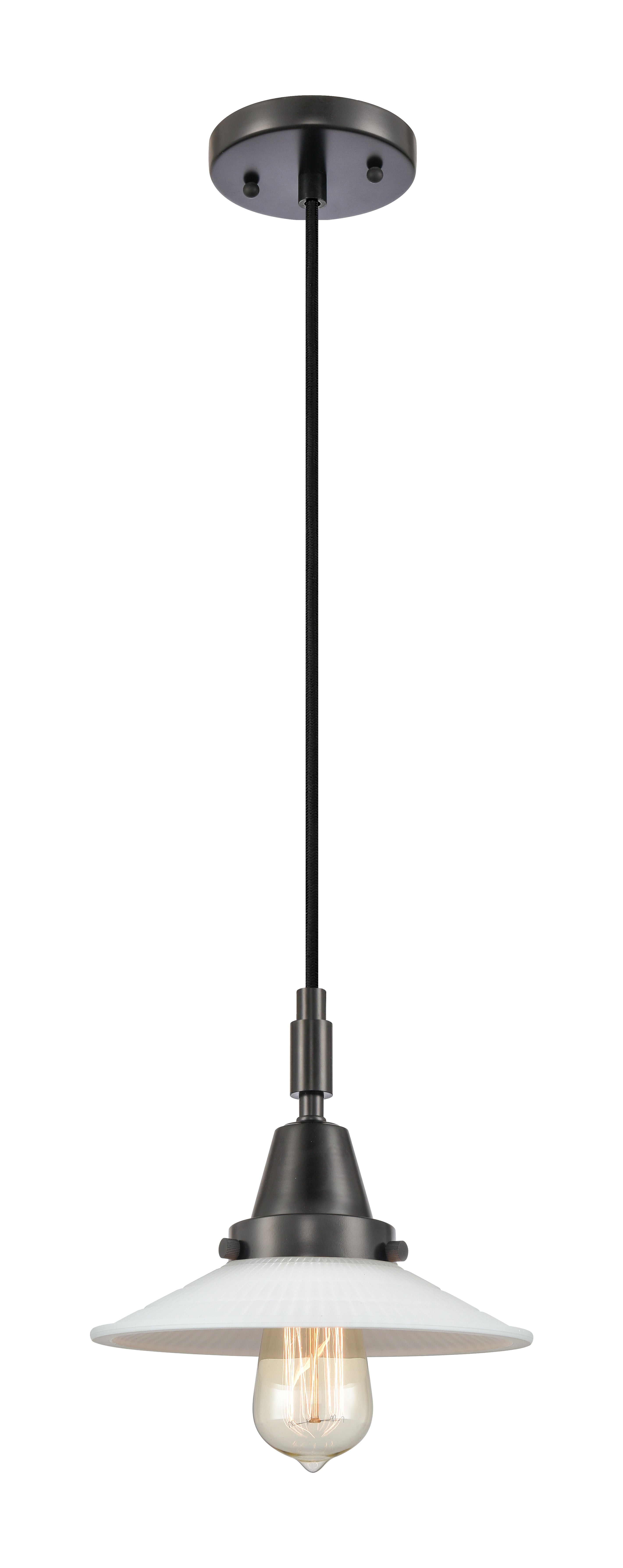 Caden Mini Pendant Antique Brass Glass