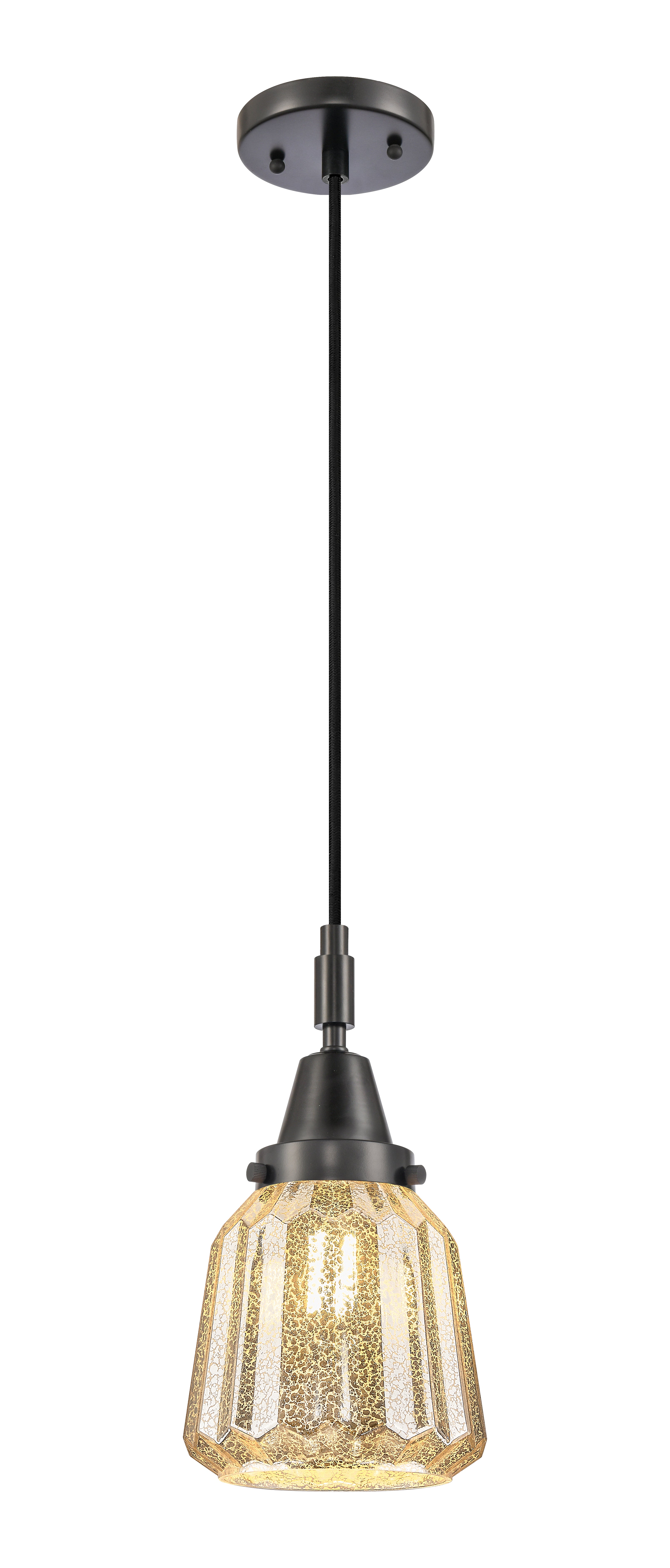 Caden Mini Pendant Antique Brass Glass