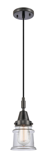 Caden Mini Pendant Glass Steel Antique Brass