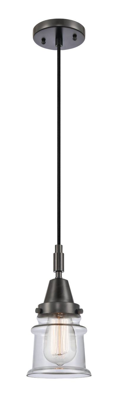 Caden Mini Pendant Glass Steel Antique Brass