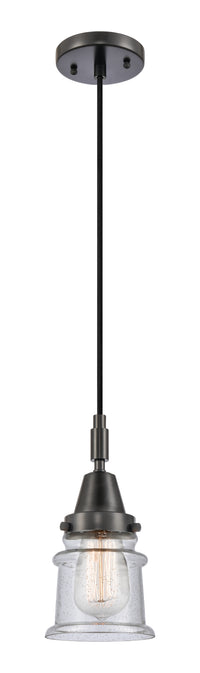 Caden Mini Pendant Glass Steel Antique Brass