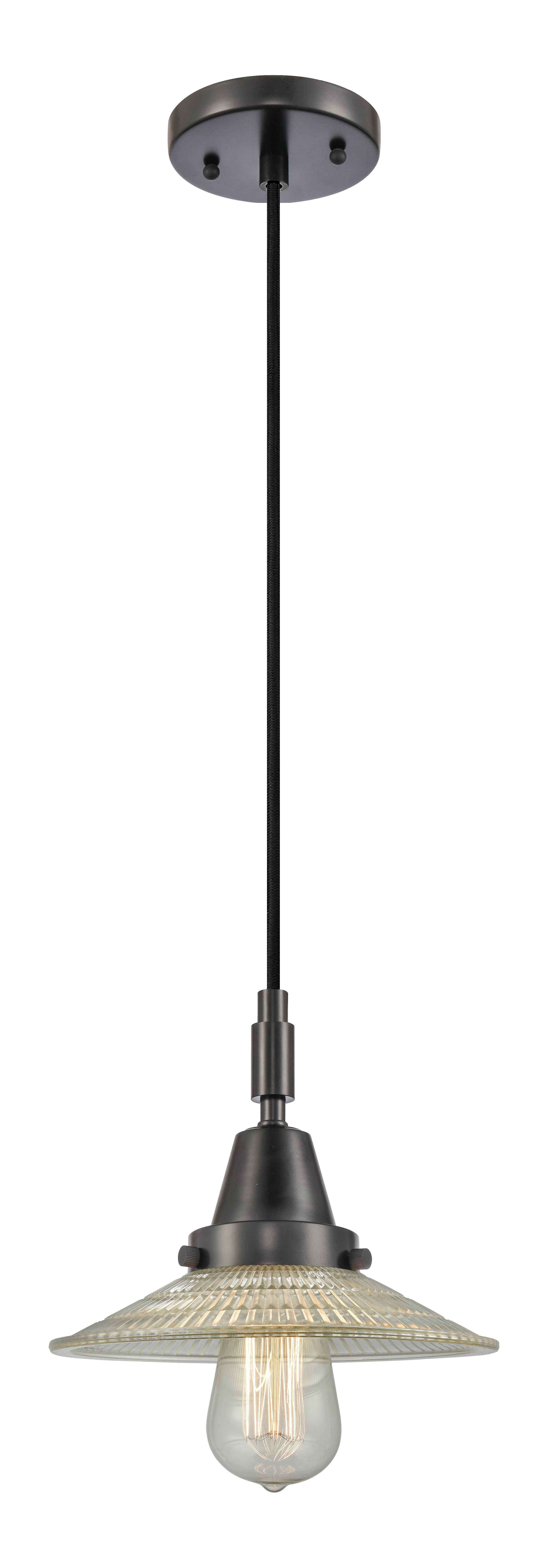 Caden Mini Pendant Antique Brass Glass