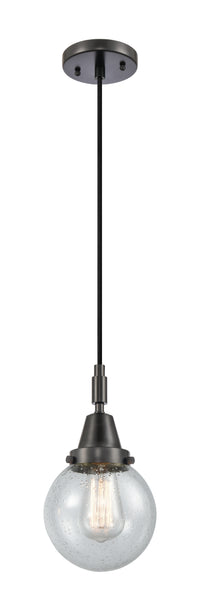 Caden Mini Pendant Brass Glass 6 Inch
