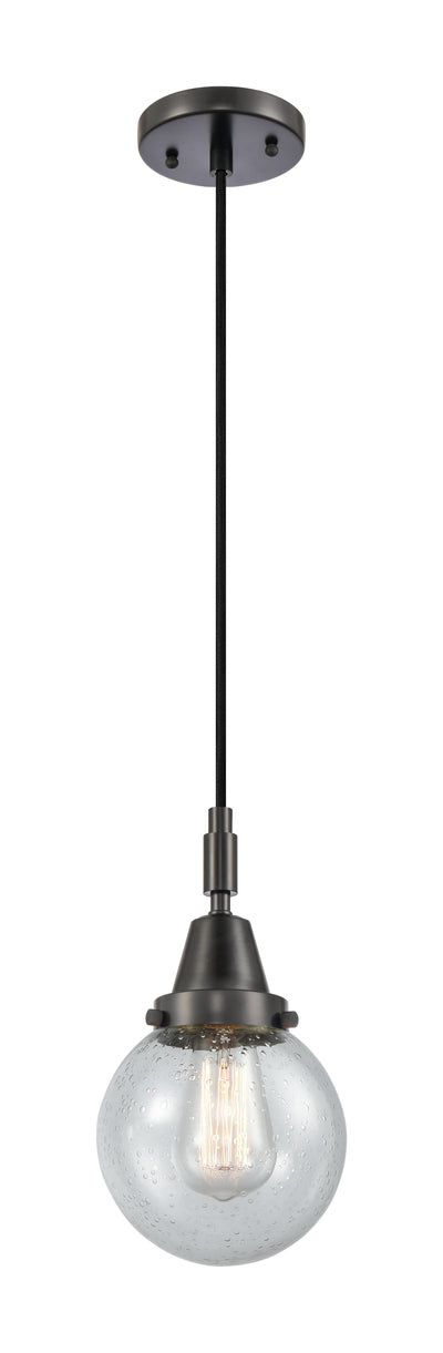 Caden Mini Pendant Brass Glass 6 Inch